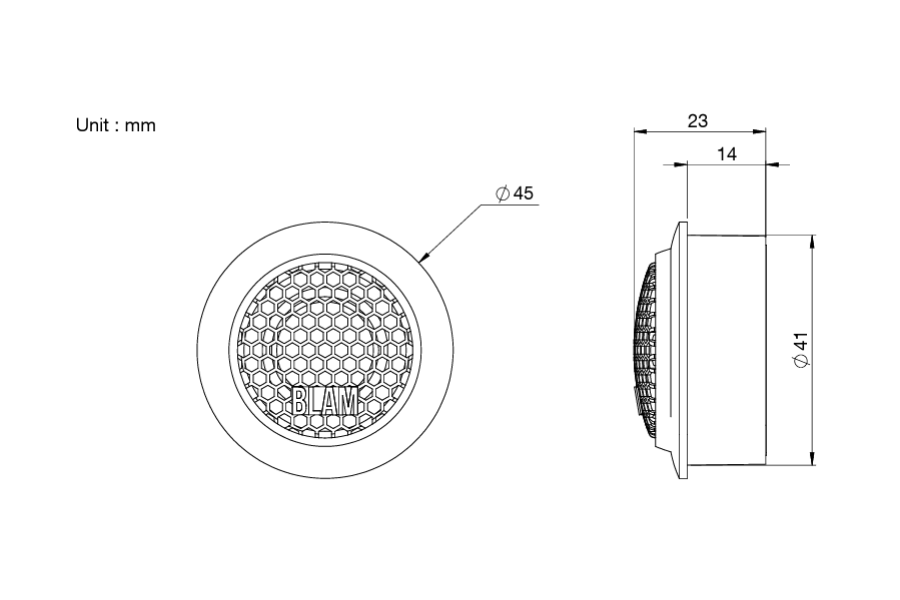 Ford EcoSport BLAM RELAX 165RS Front Door Component Speaker Upgrade