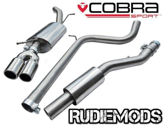 Cobra Sport VW Polo GTi 10 on Stainless Steel Cat Back Exhaust System Res