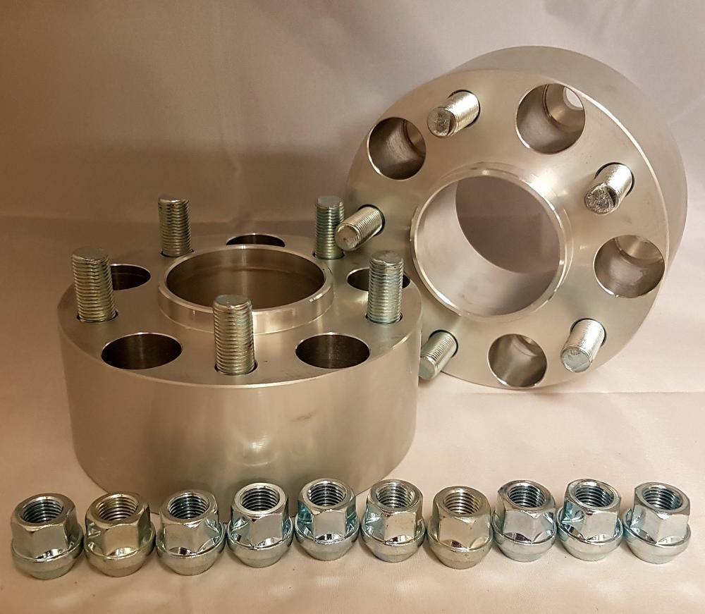 60mm Hubcentric Aluminium Wheel Spacers 1 PAIR to fit LR Discovery 3 2004-2009