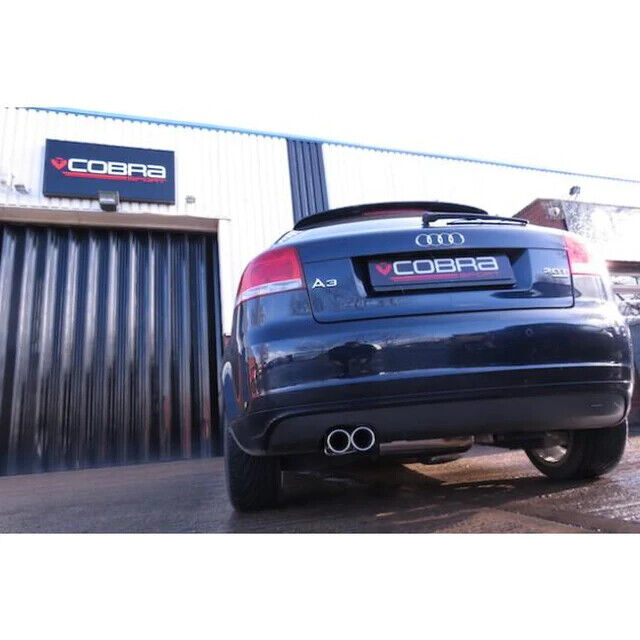 COBRA SPORT Audi A3 8P 2.0 TFSI QUATTRO 3dr 2004-12 Cat Back Performance Exhaust