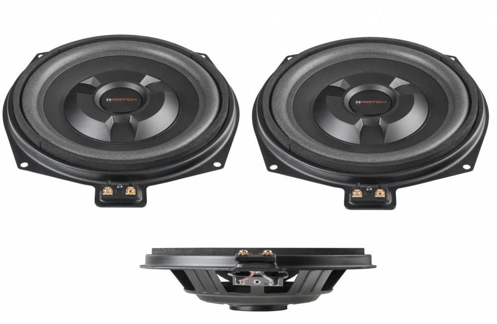Match underseat subwoofers to fit BMW 3 series E90 E91 E92 E93 1 pair 150w RMS