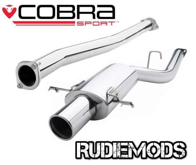 Cobra Sport fits Impreza Turbo 93-00 Cat Back System Oval Silencer Non-Res 3"