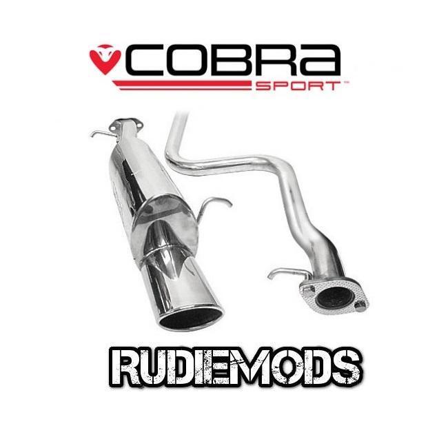 Cobra Sport Ford Fiesta Mk6 02-07 Zetec Stainless Steel Cat Back Exhaust System