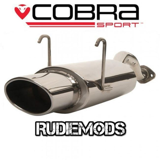 Cobra Sport Honda Civic EP3 Type R Stainless Steel Rear Box with Oval Tailpipe