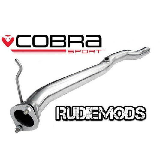 Cobra Sport Ford Fiesta Mk6 05-07 ST 150 Stainless Steel De-Cat Pipe