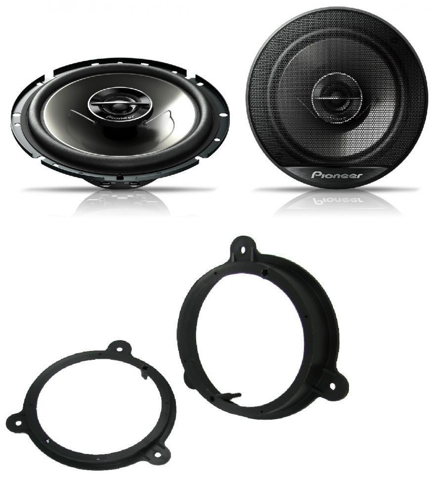 Dacia Dokker 2012 onwards Pioneer 17cm Front Door Speaker Upgrade Kit 240W