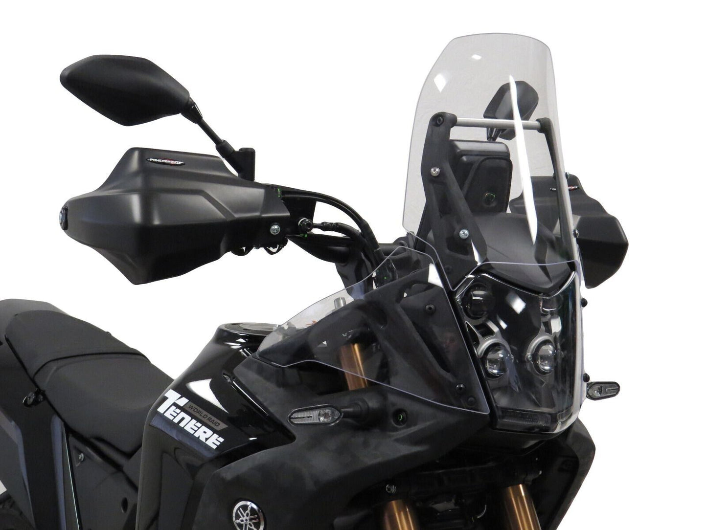 Hand Guards Bar Ends Yamaha TENERE 700, TENERE 700 World Raid MATTE BLACK