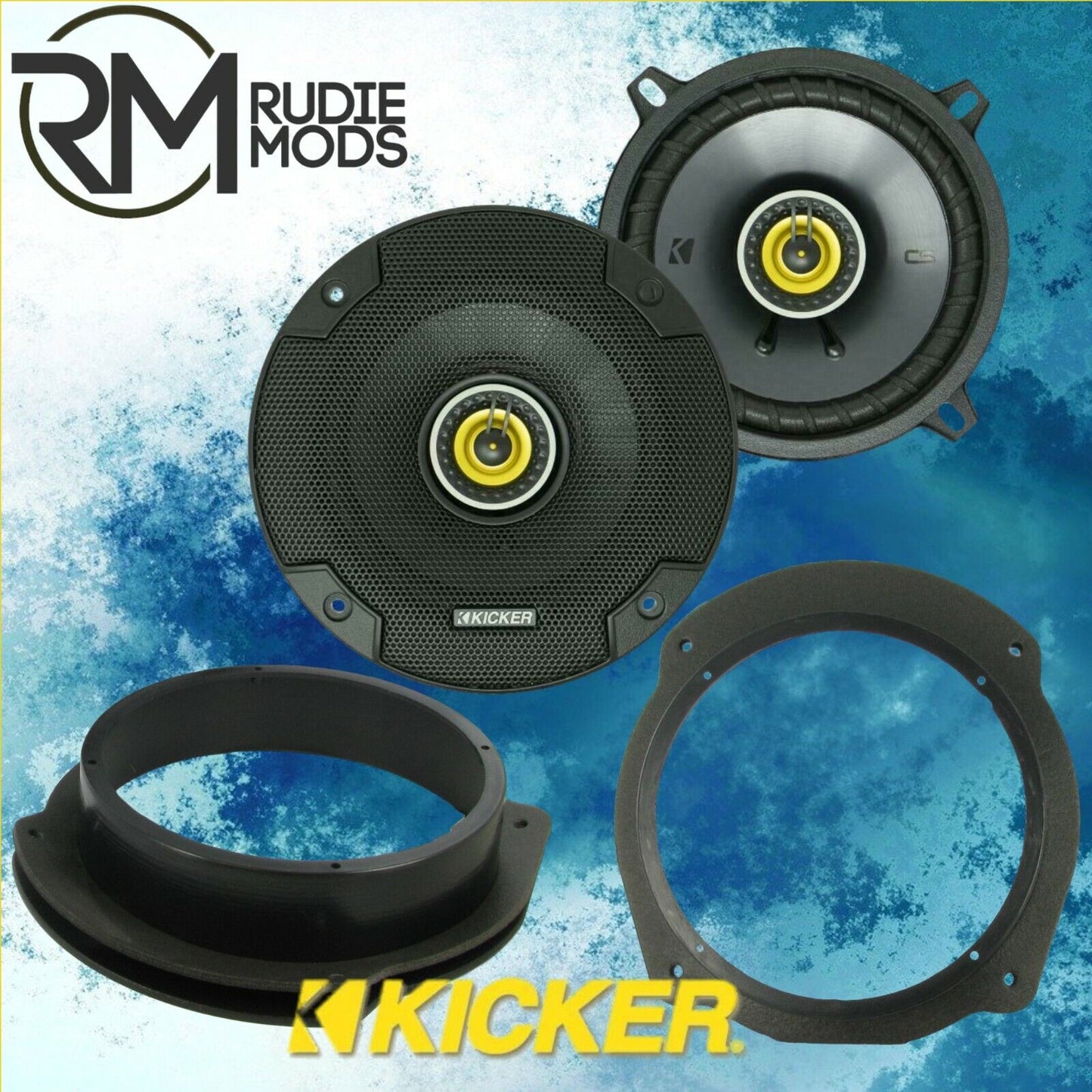 Fiat Bravo 2007 Onwards Kicker 17cm Front Door Speaker Upgrade Kit