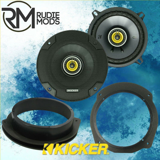 Fiat Bravo 2007 Onwards Kicker 17cm Front Door Speaker Upgrade Kit