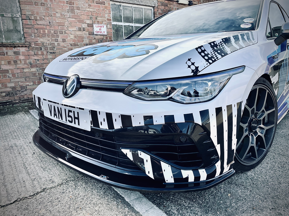 TRC Front Splitter for Volkswagen MK8 Golf R
