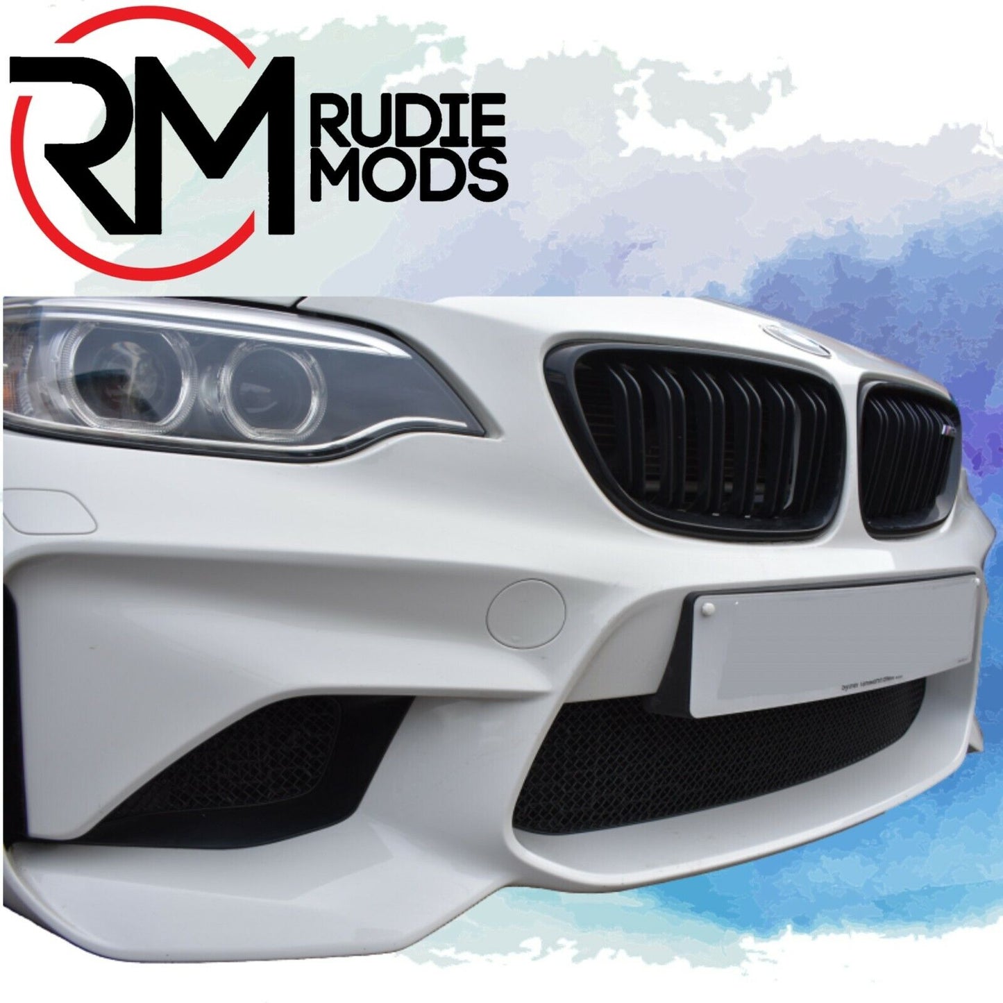 Zunsport Lower Grille Set for BMW M2 Gen 1 (F87) Black