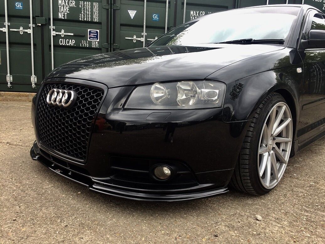 TRC Front Splitter for Audi A3 8P S-line PFL