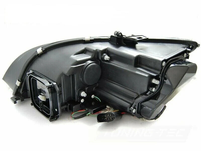 Audi TT 2006-2009 8J Black LED DRL Headlights Sequential Indicator
