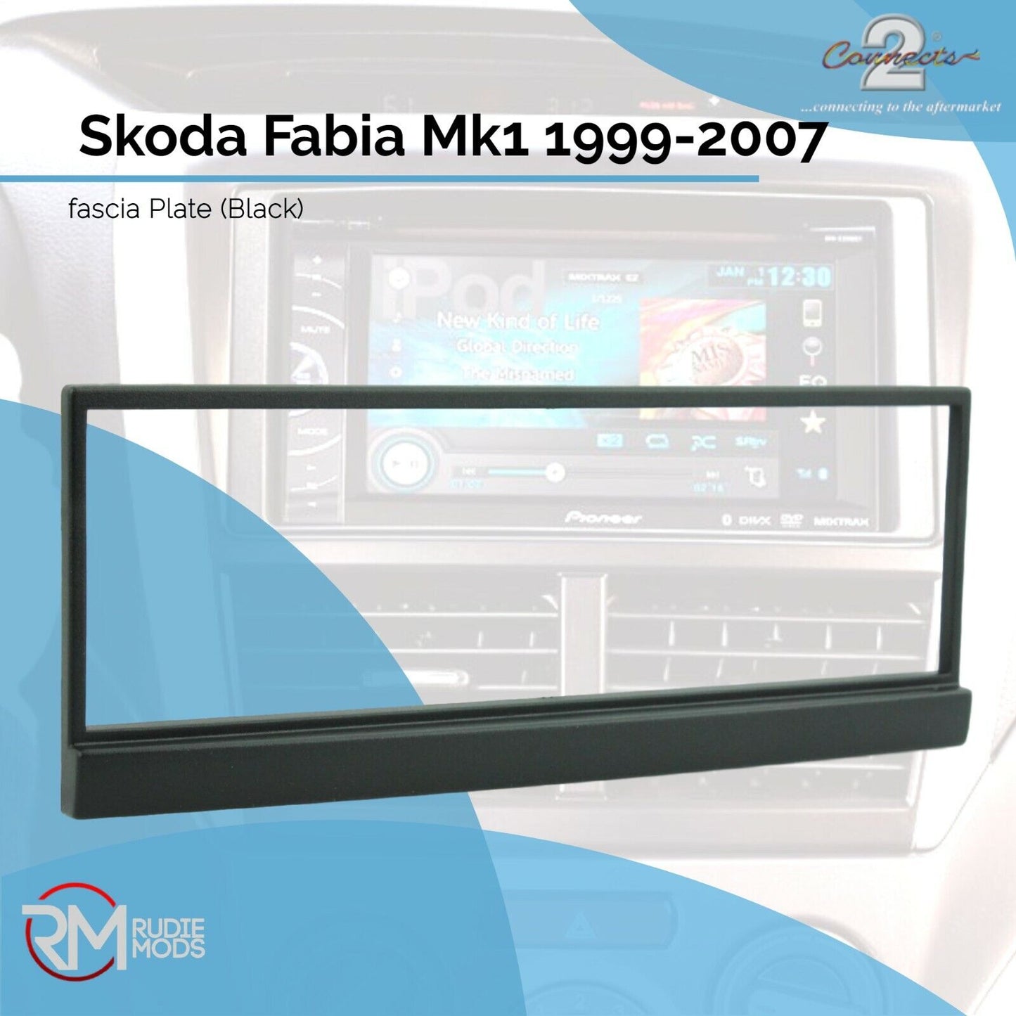 CT24SK01 Skoda Fabia Mk1 1999-2007 single din Car Stereo Fitting Facia