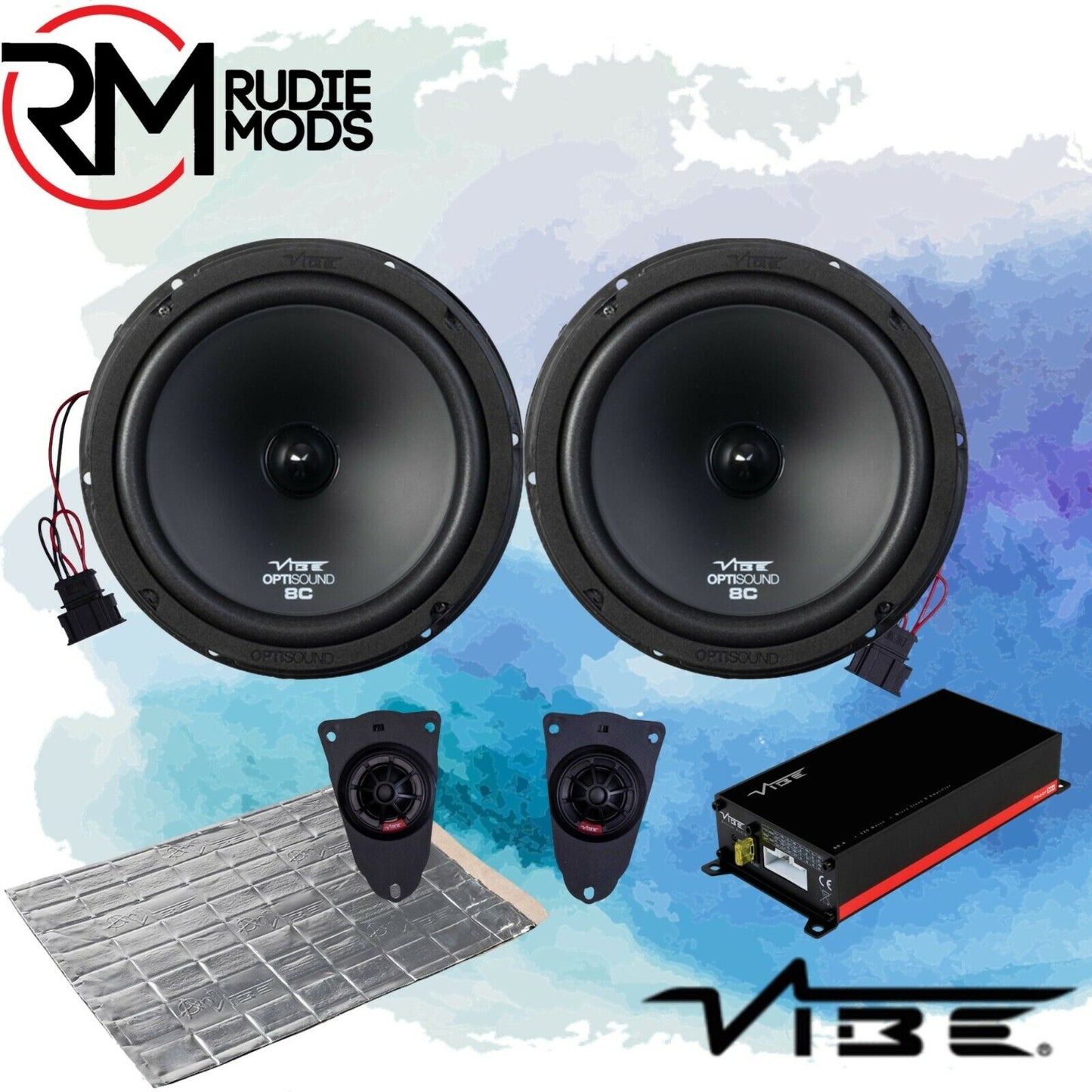 VIBE OPTI8VWT5.1A - VW T5.1 OPTISOUND SPEAKER & AMP UPGRADE PACKAGE