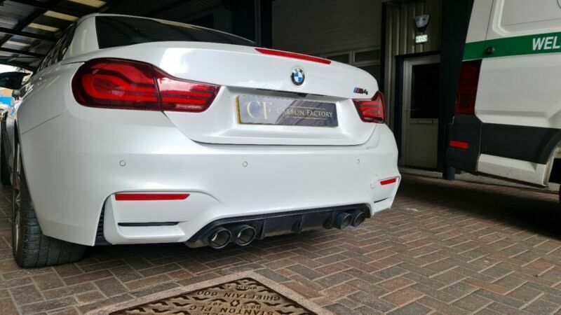 BMW M4 M Performance Style Carbon Fibre Rear Diffuser 14-20 - Carbon Factory