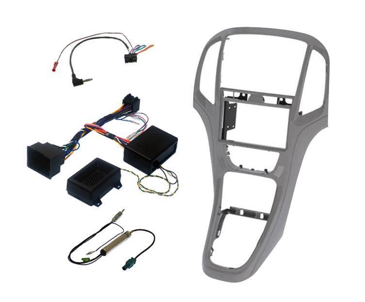 InCarTec FK-891/1 Vauxhall Astra J Double Din Car Stereo Fitting Kit - Grey