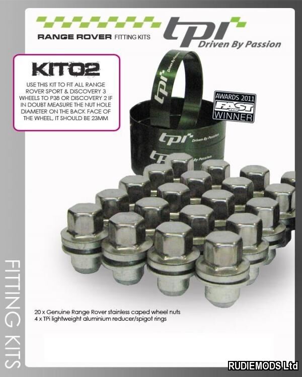 RR P38 Nuts and Spigots to fit alloy wheels from RR Vogue 06on