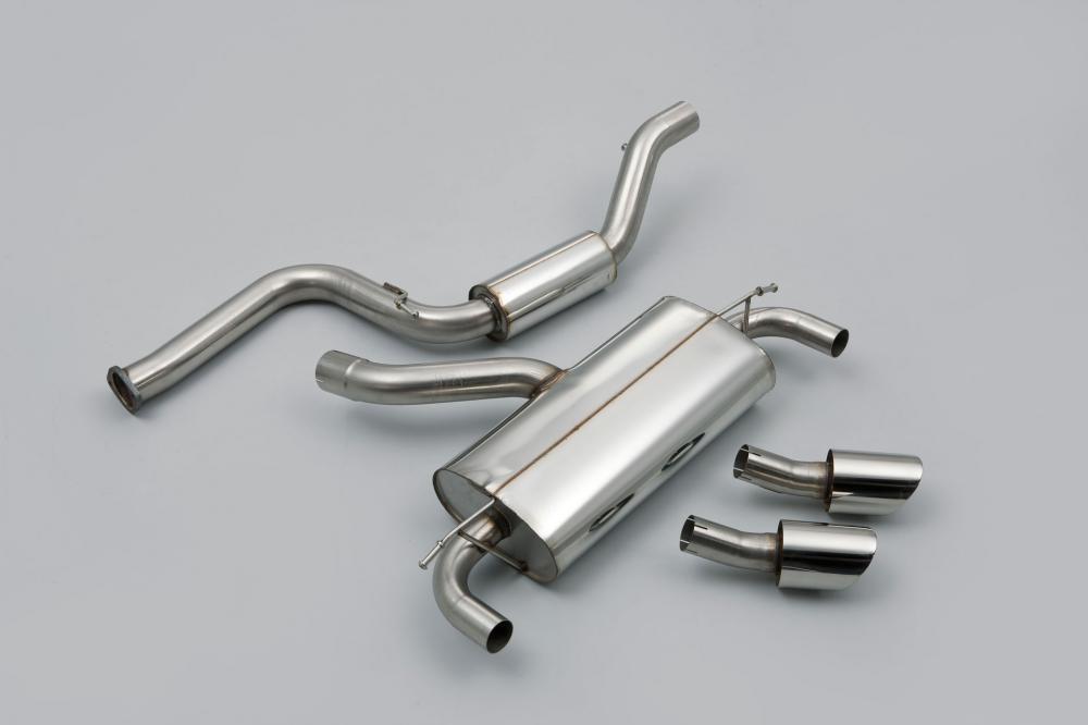 Milltek SSXFD085 Focus RS Mk2 Resonated Cat Back Exhaust System