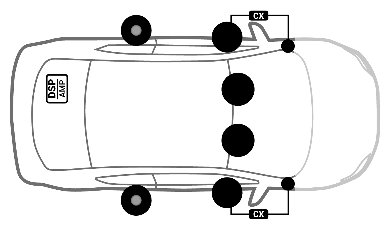 Audison Factory Speaker, Amp & Sub Upgrade for BMW 3-Series E90 2005-2011 Base