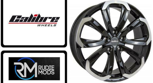 Calibre Havana 18" Alloys to Fit VW Transporter T5 10-15 in Black Custom Made