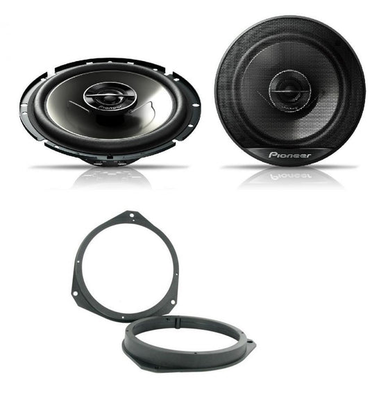 Ford C-Max 2011 onwards Pioneer 17cm Rear Door Speaker Upgrade Kit 240W