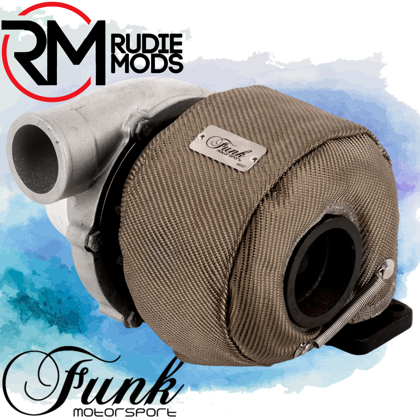 T4 Turbo Blanket- Usually externally wastegated - Titanium Weave Funk Motorsport