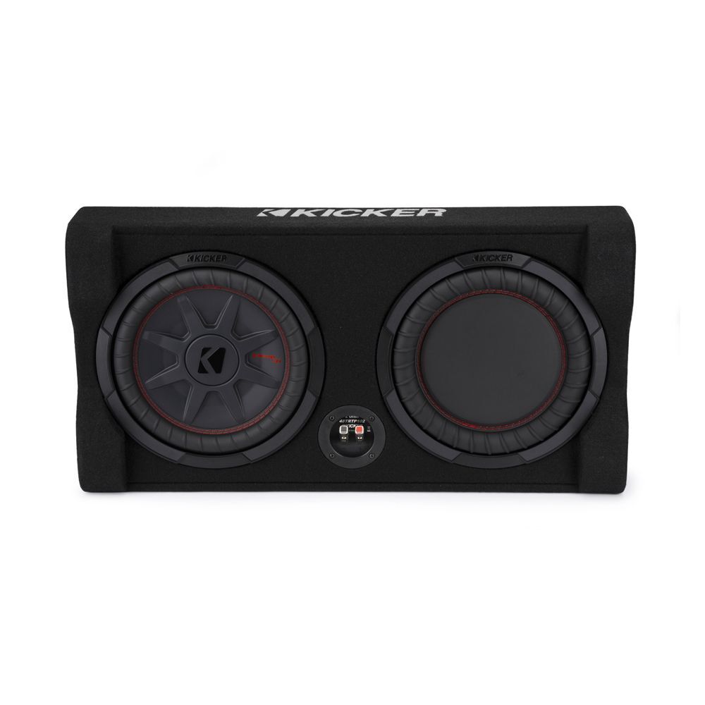 COMPRT 10" DOWN FIRING LOADED ENCLOSURE - 2 OHM CAR SUBWOOFER