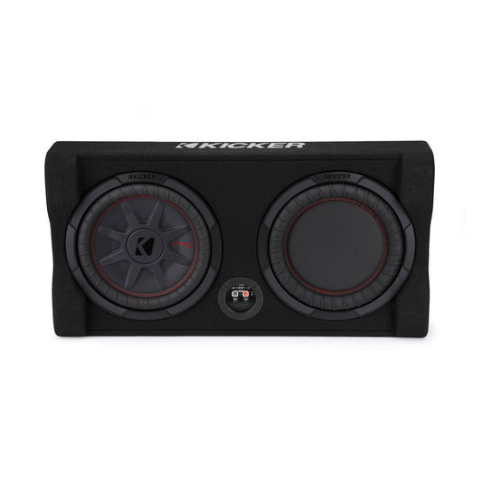 COMPRT 10" DOWN FIRING LOADED ENCLOSURE - 2 OHM CAR SUBWOOFER