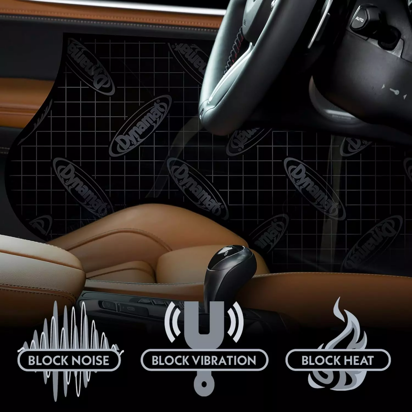 DYNAMAT Xtreme Sound Deadening Pack new BLACK 18" x 32" 1 Sheet ONLY