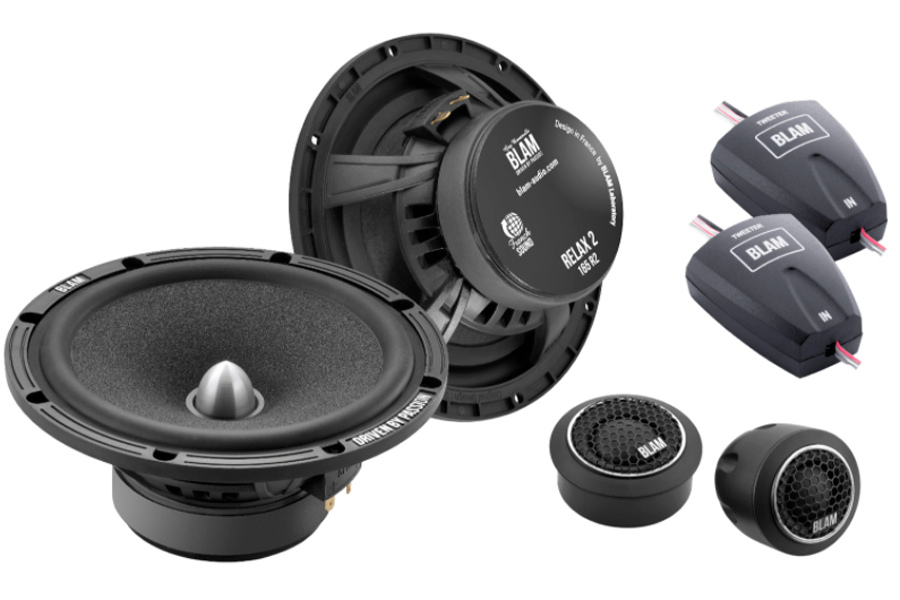 Audi TT 165mm (6.5 Inch) complete BLAM RELAX speaker upgrade fitting kit