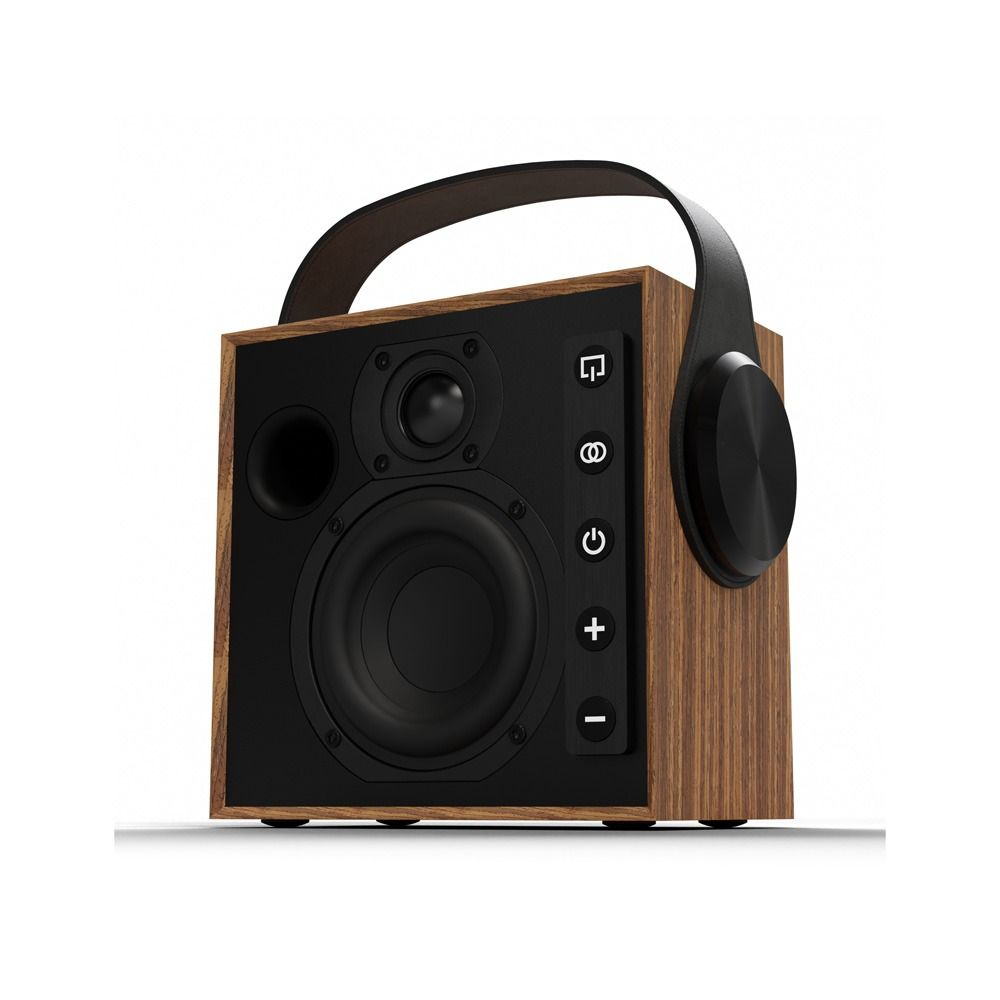 MOREL BIGGIE PORTABLE WIRELESS SPEAKER - OAK WOOD