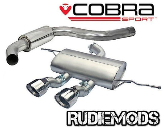 Cobra Sport Seat Leon Cupra R MK2 Cat Back Exhaust System Resonated