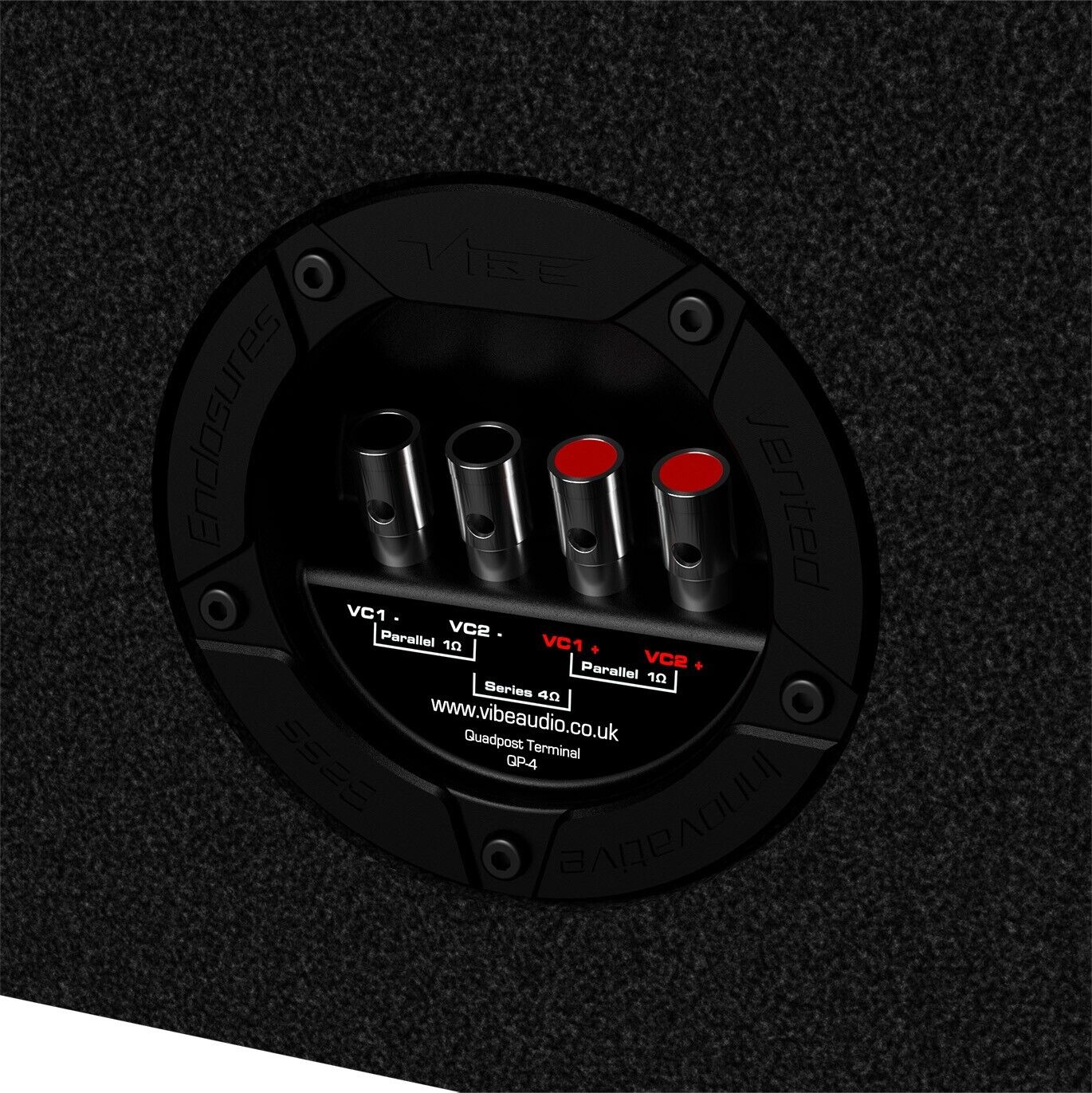 SLICKMIT12-V3: VIBE SLICK 12 inch 1500 Watts Passive Bass Enclosure 500w RMS