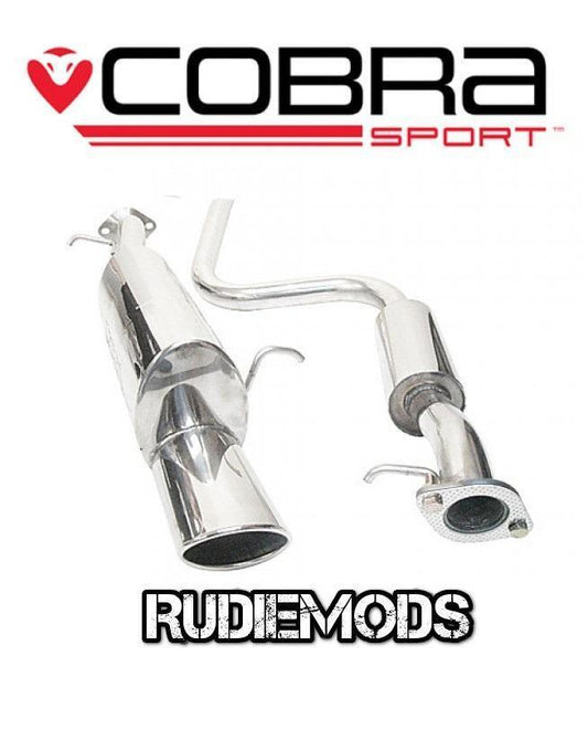 Cobra Sport Ford Fiesta Mk6 02-07 Zetec Cat Back Exhaust System Resonated