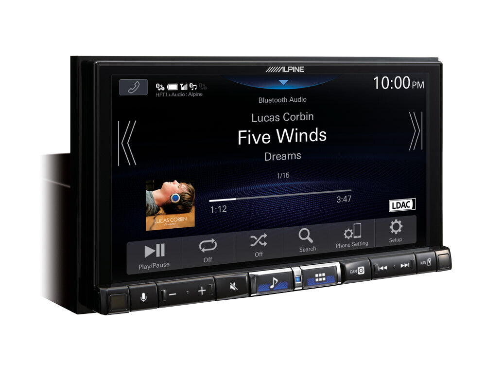 Alpine 7” Digital Media Station, featuring DAB+ Radio, Apple CarPlay and Android