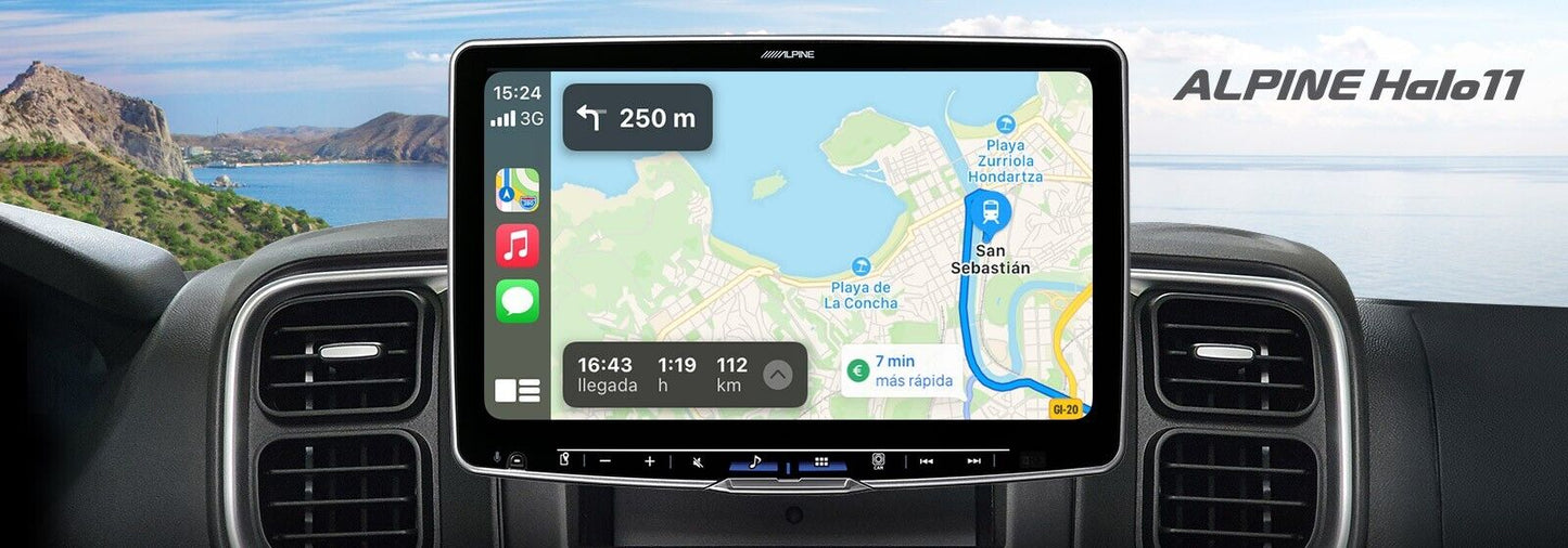 Alpine ILX-F115D 11-Inch Media Receiver with DAB+ CarPlay & Android Auto
