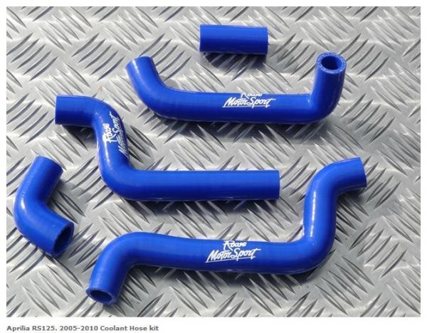 Aprilia RS125 05-10 Coolant Silicone Hose Kit Roose Motorsport
