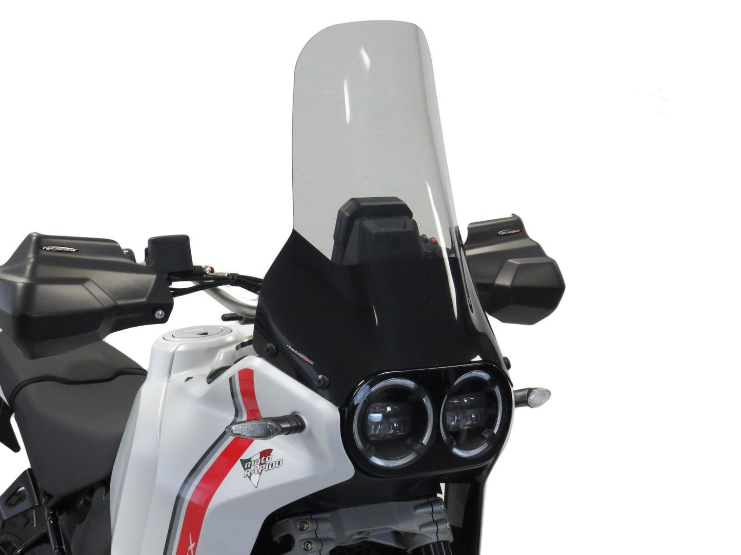 Touring Screen, Wind deflector DUCATI DESERT X, DESERTX RALLY, (470 MM HIGH)
