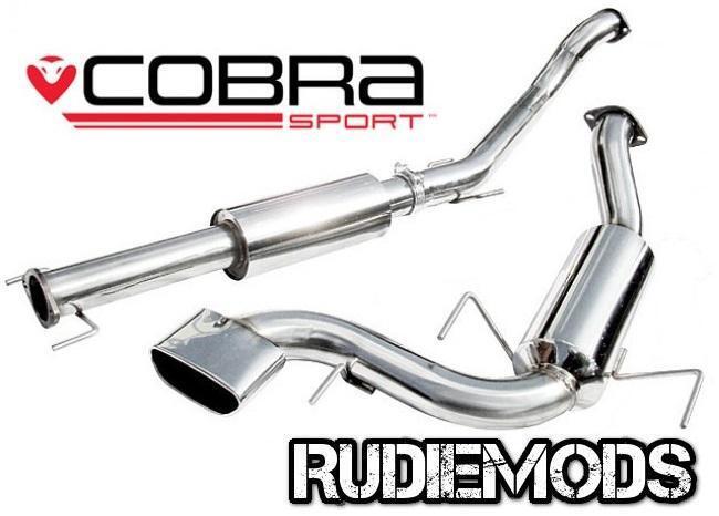 Cobra Sport Vauxhall Astra H VXR Cat Back System 2.5" bore Resonated