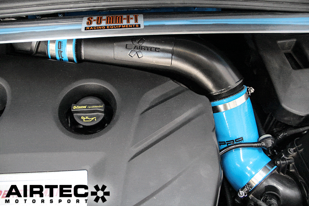 AIRTEC Ford Focus RS Mk3 High Flow Induction Pipe black and Silicone joiners