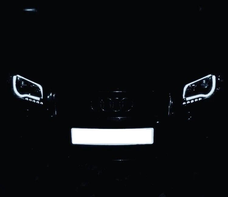 Audi A3 2003-2008 8P Black Led Light Bar DRL Daylight Running Light Headlights