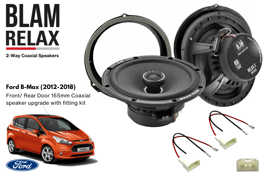 Ford B-Max BLAM RELAX 165RC Front Door Coaxial Speaker Upgrade