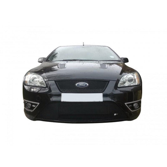 Zunsport Ford Focus ST 2005-2007 Front BLACK Upper & Full Lower Grille Set