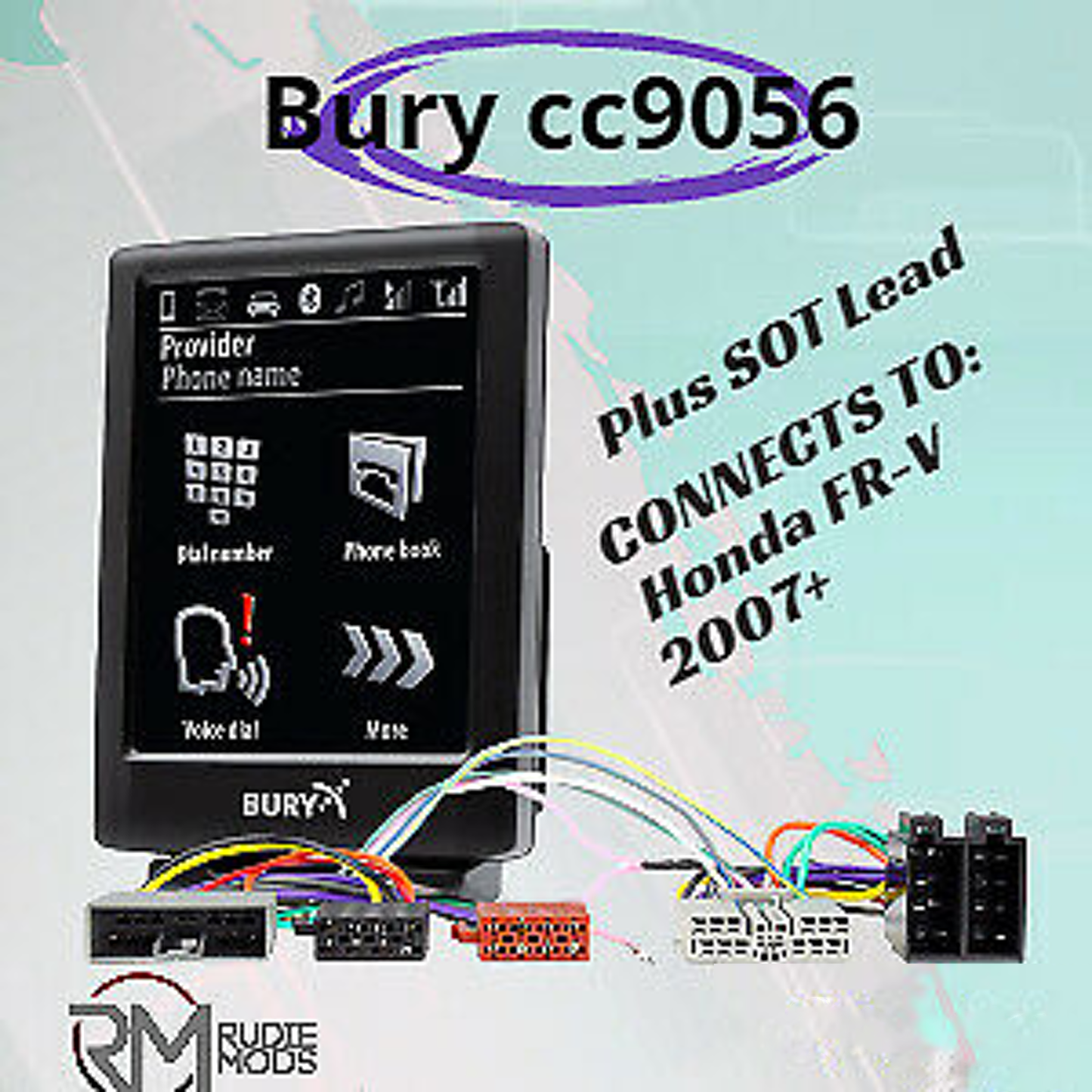 Bury CC9056 Honda FR-V 2007 Onwards Bluetooth Handsfree Kit Plus SOT Lead