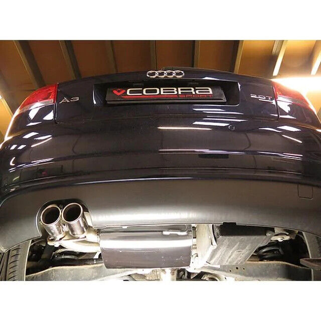COBRA SPORT Audi A3 8P 2.0 TFSI QUATTRO 3dr 2004-12 Cat Back Performance Exhaust