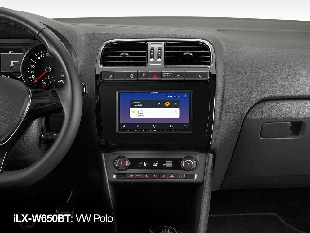 Alpine 7” Digital Media Station featuring Apple CarPlay and Android Auto