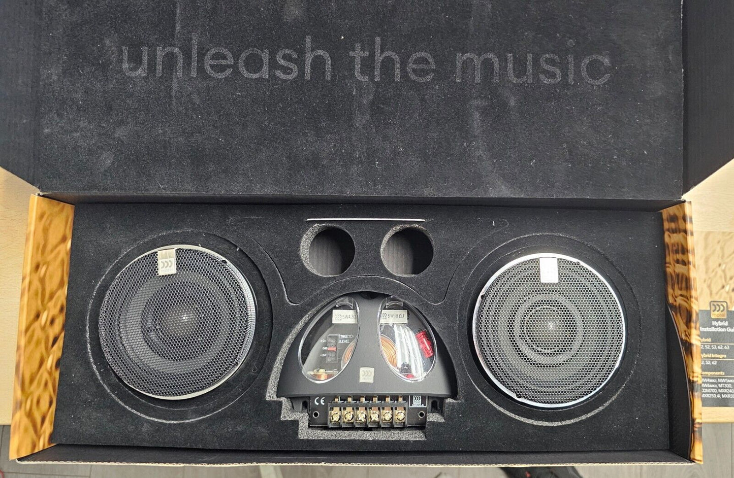 4" (100 MM) 2-WAY COAXIAL SPEAKER SET MOREL HYBRID INTEGRA 42 - Ex Display