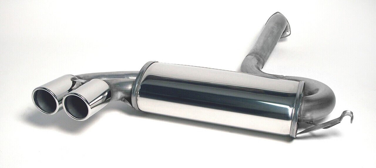 Jetex Stainless Resonated Exhaust Rear Backbox Audi S2 (B3) 220bhp/227bhp