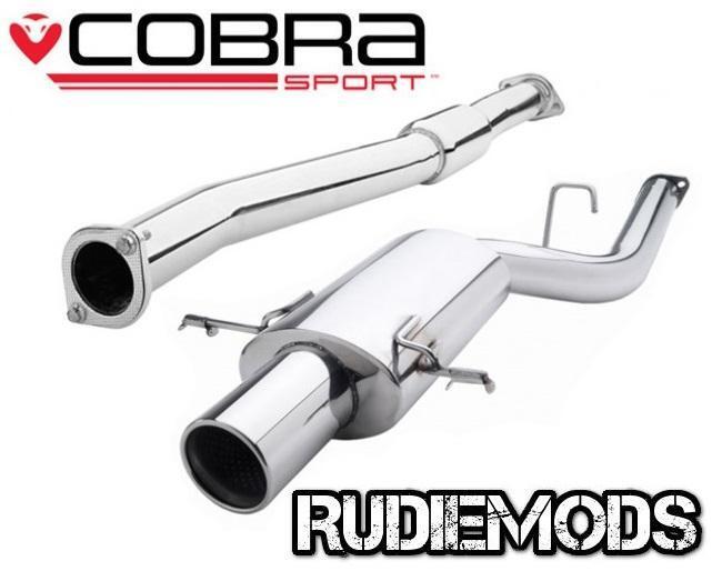 Cobra Sport fits Impreza Turbo 93-00 Cat Back System Oval Silencer Res 2.5"